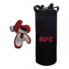 Guantes De Boxeo + Saco Boxeo Ufc Sin Relleno