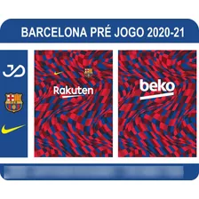 Arte Camisa Pré Jogo Barcelona 2020-21