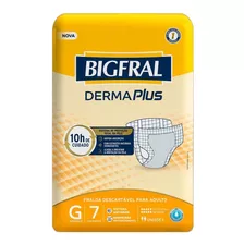 5 Pacotes Kit Fralda Bigfral Plus P M G Xg Geriátrica Adulto