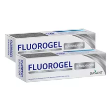 Blanqueador Dental Fluorogel Blanqueador Menta 60g X 2 Und