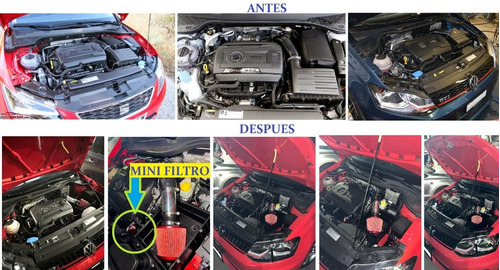 Intake Filtro Alto Flujo Motor 1.8 Tsi Tfsi Audi A1 A3 S3 8v Foto 8