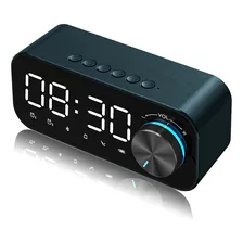 Radio Reloj Despertador Bluetooth Recargable Led Tarjeta Tf