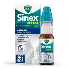 Vick Sinex Severe Descongestión Nasal 15 Ml Importado