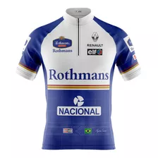 Camisa Masculina Ciclismo Roupa Ciclista Bike Rothmans