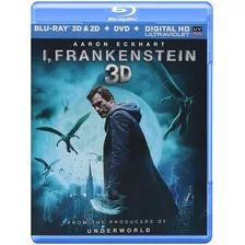 Yo Frankenstein Aaron Eckhart Pelicula Blu-ray 3d & 2d + Dvd