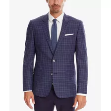 Blazer Deportivo De Lana A Cuadros Hugo Boss 44l Modelo