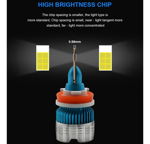 Faro Led H4 H7 H8 H11 H1 9006 Lmpara De Coche Niebla L Foto 3