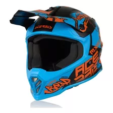 Casco Cross Acerbis Impact Steel Kid Enduro Acreditado Mtt