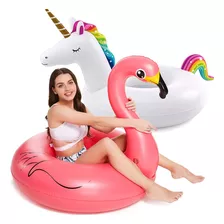 Flotadores De Piscina Hinchables Unicornio Flamingo - Jas...