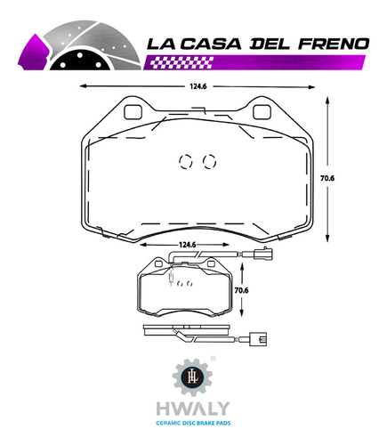 Pastilla De Freno Delantera Mazda Miata 2.0 2019-2022 Foto 3