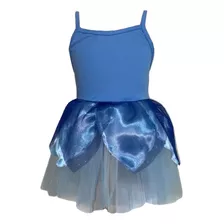 Vestido Infantil Mesversario Fadinha Azul - Bebê - Fantasia