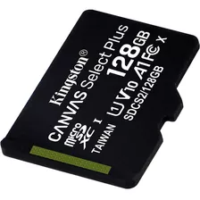 Memoria Kingston Microsd 128gb Clase 10 100 Mb/s