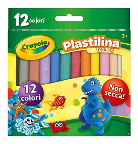 Crayola: Caja X 12 Plasticinas Colores Neon