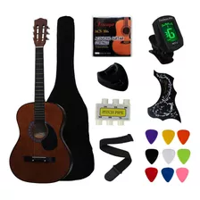 Kit De Guitarra Acústica Ymc Para Principiantes Y Estudian.