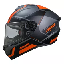 Casco De Moto Axxis Draken S Sonar D4 Naranja Mate