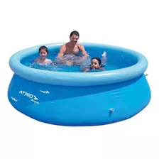 Piscina Atrio 2500l Inflável Circular Es304 Azul