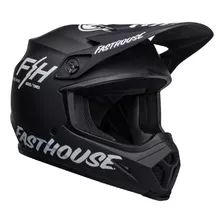 Capacete Bell Mx 9 Mips Fasthouse Prospect Matte Black White