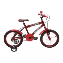 Bicicleta Aro 16 Infantil Passeio Cairu Racer Kids Vermelho