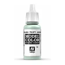 Verde Gris Modelo De Color De Pintura 2, 17 Ml.