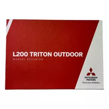 Manual Proprietário Resumido L200 Triton Outdoor 2017 A 2021