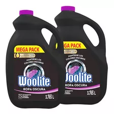 2 Woolite Detergente Liquido Ropa Oscura 3785ml