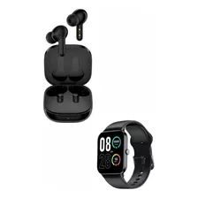 Qcy Kit Reloj Inteligente Gtc Smartwatch Y Qcy T13 Enc Negro