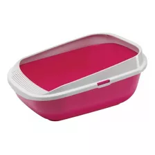 Arenero Sanitario Gatos Moderna Comfy Step Fucsia C289