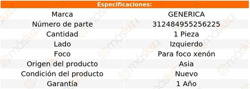 Faro Izq P/foco Xenn Mazda Cx-9 13/15 Generica Foto 2