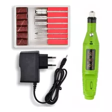 Kit Pulidor De Uñas Eléctrico Removedor Acrílico Manicure