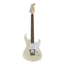 Guitarra Eléctrica Yamaha Pac012/100 Series 112v De Aliso Vintage White Brillante Con Diapasón De Palo De Rosa