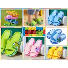 Sandalias/cholas Para Niños/as Mod.dinosaurios