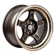 Ams 15x9 4x100/114.3 Et0 Bronce (almite)(br) (set 4 Llantas)