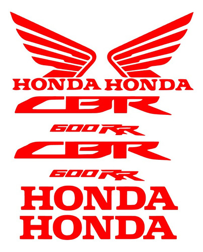 Calcomanias Stickers Honda Cbr600rr 2009-2016 Logos Foto 9