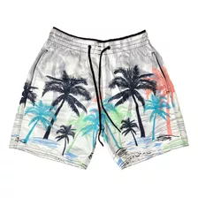 5 Shorts Praia Bermuda Masculino Moda Short Estampado Verão