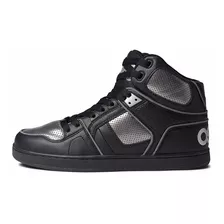 Botitas Osiris Modelo Nyc 83 Negro Plateado Nueva Colección