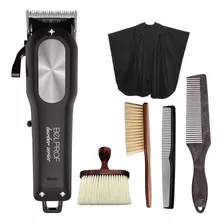 Kit Barberia Maquina Corte Belprof + Peines Eurostil + Capa