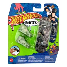 Hot Wheels Skate De Dedo + Tenis - Skull Ride - Tony Hawk