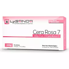 Cera 7 Rosa 18 Laminas Odontológica Ourives 225gr - Lysanda