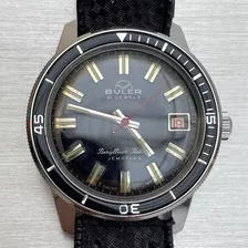 Reloj Diver Vintage Buler Beryllium Balance Jemaflex 60s