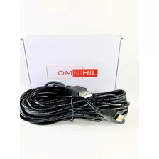 Omnihil - Extension Usb (30 Pies, Alta Velocidad, 2.0, Mi...