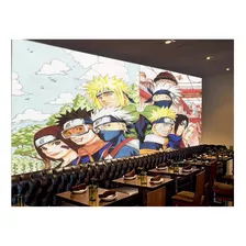 Adesivo De Parede Sala Quarto Anime Naruto Mangá 12m² Nrt25