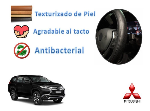 Cubre Volante Piel Mitsubishi Montero Sport 2018 A 2023 Foto 2