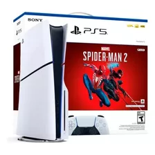 Consola Ps5 Playstation 5 Slim, 2 Controles, Spiderman2