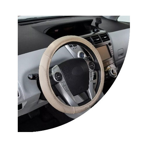 Funda Cubrevolante Beige Piel Alfa Romeo Giulia 2022 Foto 5