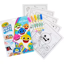 Presente Para Colorir Crayola Baby Shark Wonder Pages Mess F