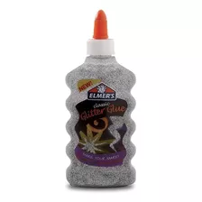 Pegamento Elmers Slime Con Purpurina Plateado, 177 Ml, Pegamento Líquido Elmer's Glitter Glue Plateado