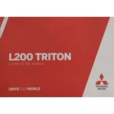 Livrete De Bordo L200 Triton - Manual Manutenção E Garantia