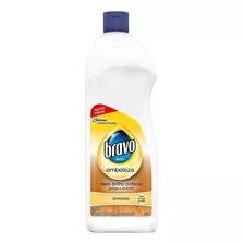 Cera Líquida Amarela Brilho Prático 750ml Bravo