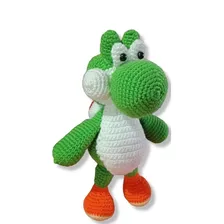 Amigurumi Yoshi Muñeca Tejida A Mano 20 Cms