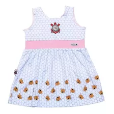 Vestido Bebê Corinthians Ursinhos Oficial